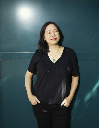 Interview in Bildern mit Liza Lim, 2023 © Astrid Ackermann