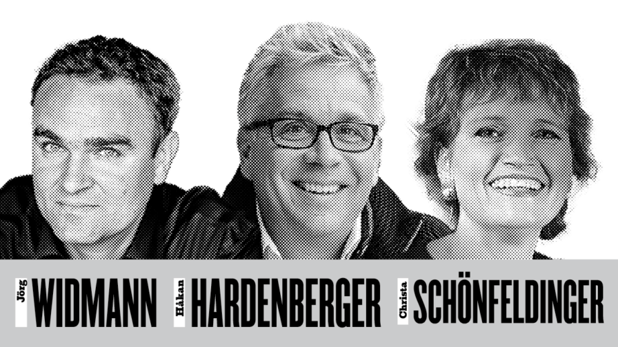 Jörg Widmann, Håkan Hardenberger, Christa Schönfeldinger © LMN Berlin