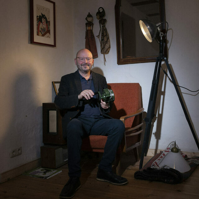 Interview in Bildern mit Nicolaus Richter de Vroe, 2022 © Astrid Ackermann